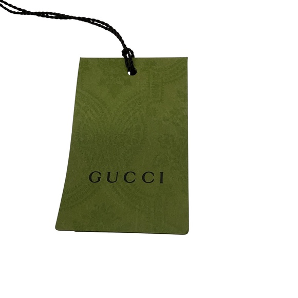 GUCCI BLUE 2022 LOGO WOOL KNIT AND LAMBSKIN LEATHER KELSO GLOVES - Picture 3 of 9